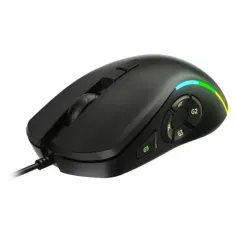 LENOVO LECOO MS140 SİYAH KABLOLU RGB LED 6400DPI 10T MAKRO OYUNCU MOUSE