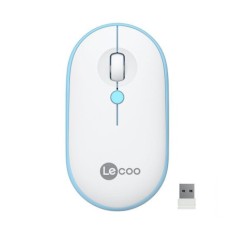 LECOO WS212 USB KABLOSUZ MOUSE BEYAZ-MAVİ