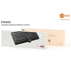 Lenovo Lecoo KW202 Kablosuz Klavye Mouse Seti SİYAH